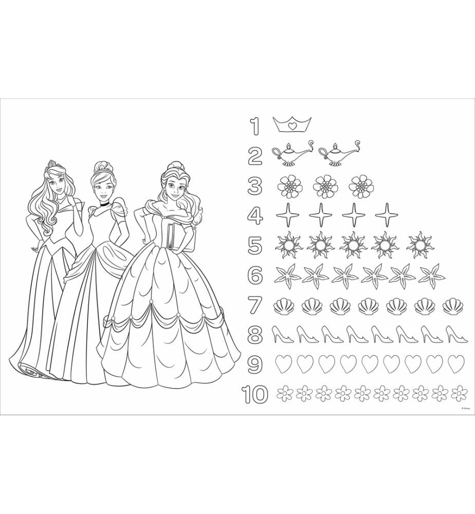 PRINCESSES DISNEY Le principesse allegre - Super Maxi 3 in 1 - 3 ANNI + -