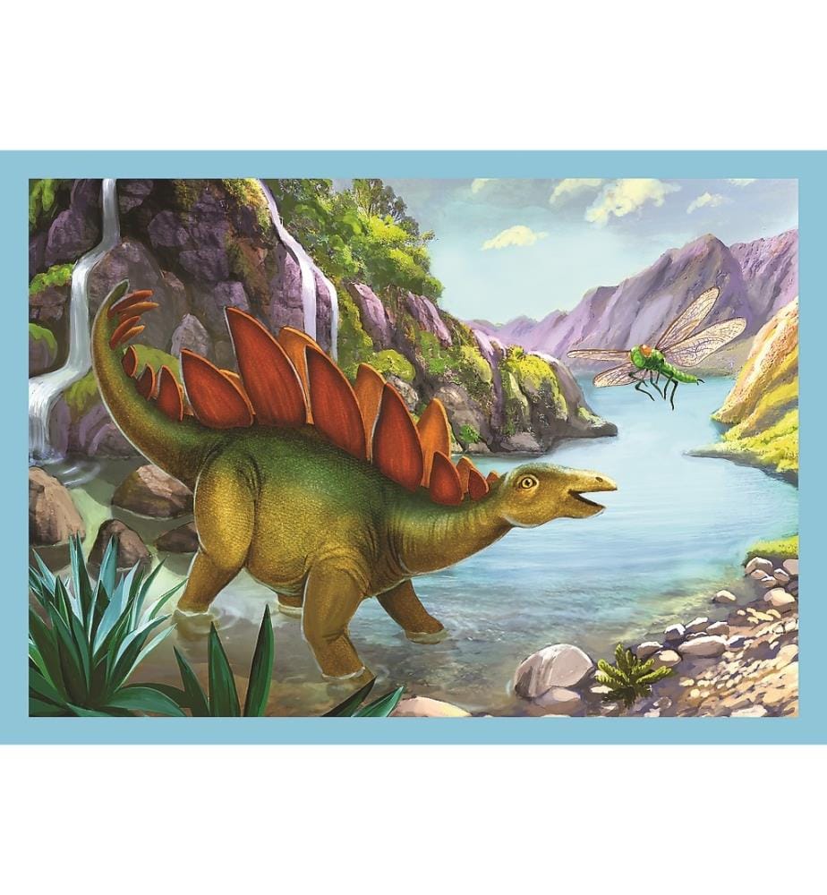 DINOSAURI - Puzzle 4 in 1 - 4YO+ (in francese)