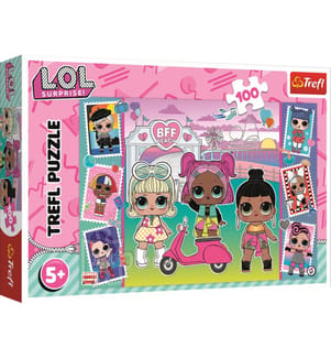 L.O.L. Photos des poupées - Puzzle 100pcs - 5ANS+ - 41x27,5cm 