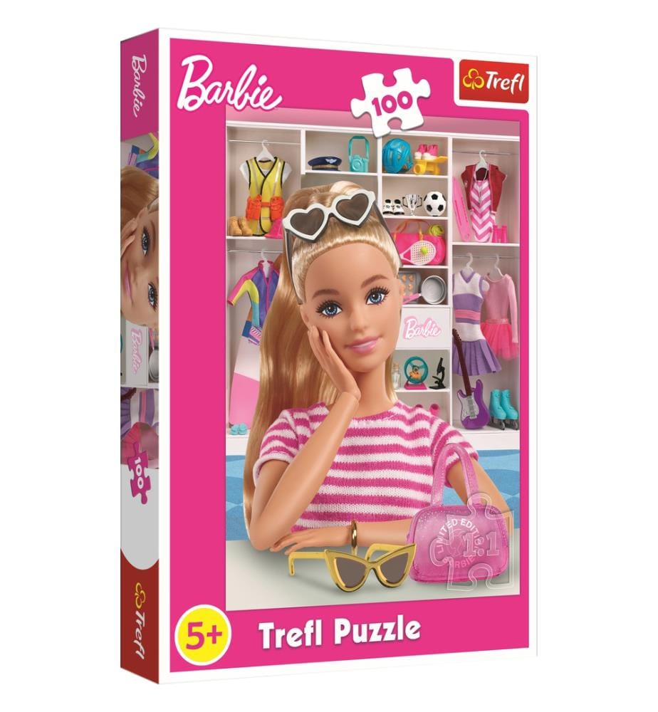 Barbie Trifft Barbie - Puzzle 100Stk - 5Jahre+ - 41X27,5Cm