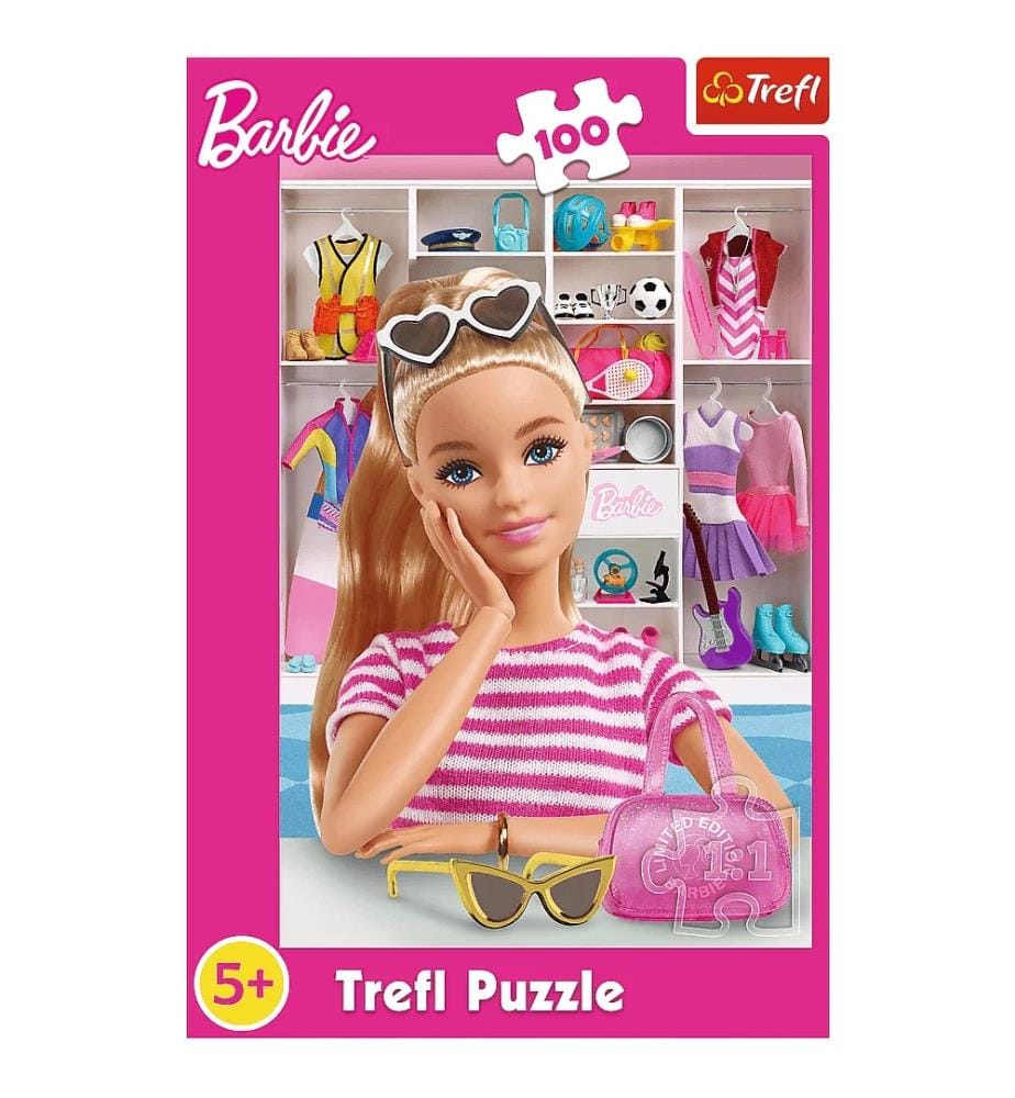 Barbie Trifft Barbie - Puzzle 100Stk - 5Jahre+ - 41X27,5Cm