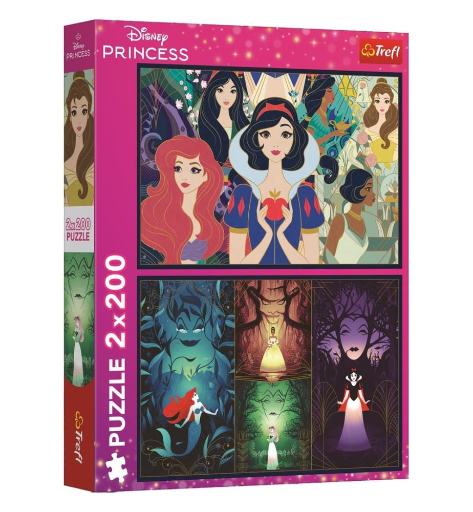 DISNEY - Princesses enchantées - Puzzles 2x200pcs
