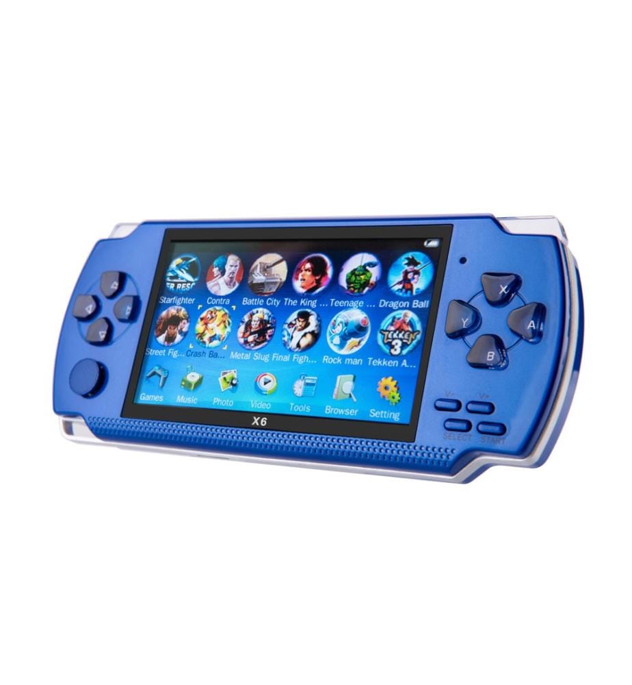 Console Émulateur Portable 4 3 Pouces avec Lecteur Audio/Vidéo et Caméra Phoenix - Bleu