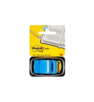 POST-IT - Marque-page POST-IT - Index 50 pièces Bleu