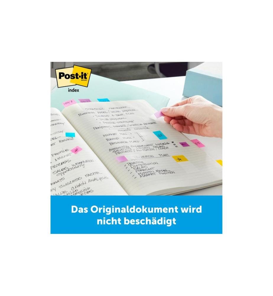 POST-IT - Marque-page POST-IT - Index deux tailles