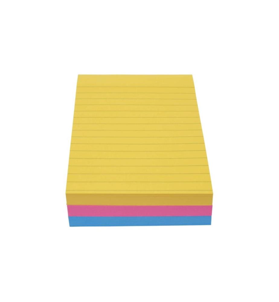 POST-IT - Fiche de bloc-notes POST-IT - Super Sticky  10.1 cm x 15.2 cm