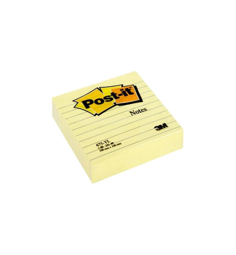 POST-IT - Notizzettel POST-IT - 10 cm x 10 cm, Gelb