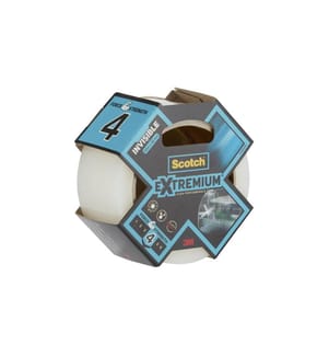 3M - Bande de tissu Scotch Extremium INVISIBLE 48 mm x 20 m, Clair