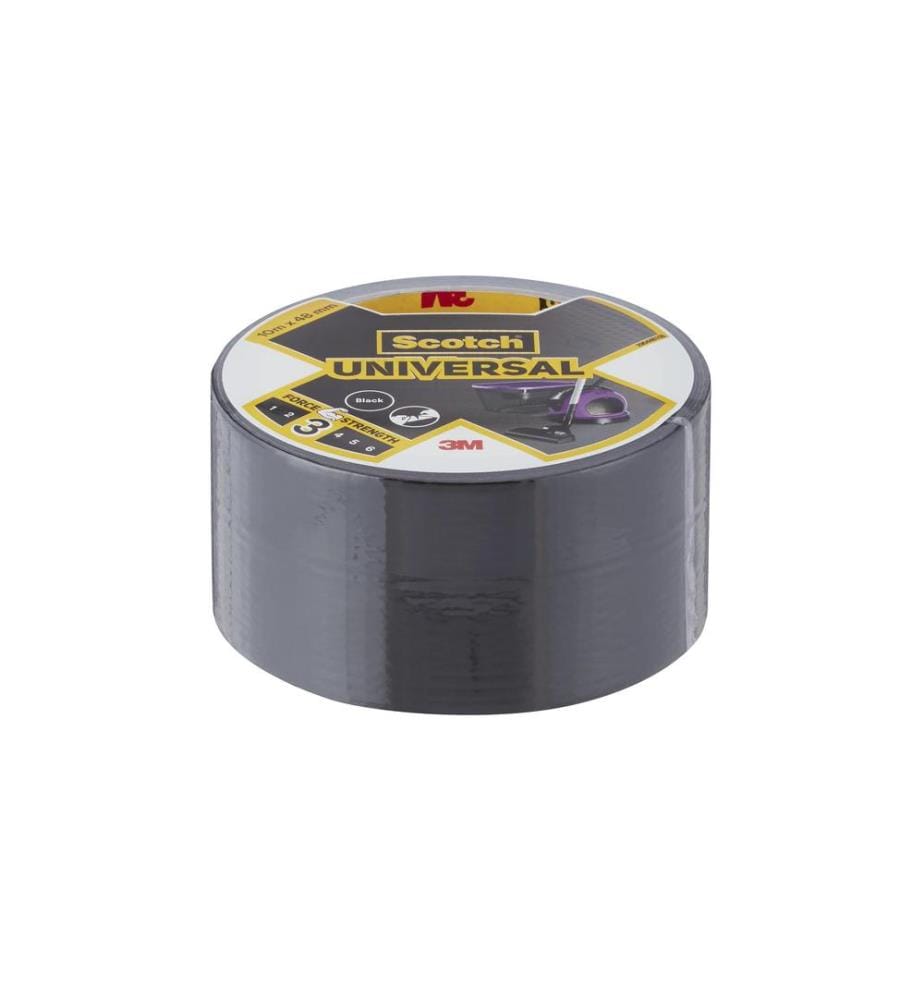 3M - Ruban adhésif Scotch Universal 48 mm x 10 m, Noir