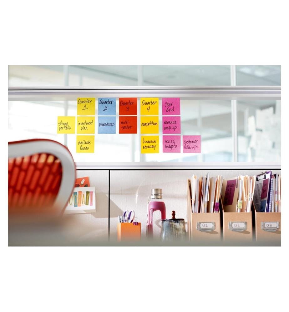 POST-IT - Fiche de bloc-notes Super Sticky Rose tropical 76 x 76 mm
