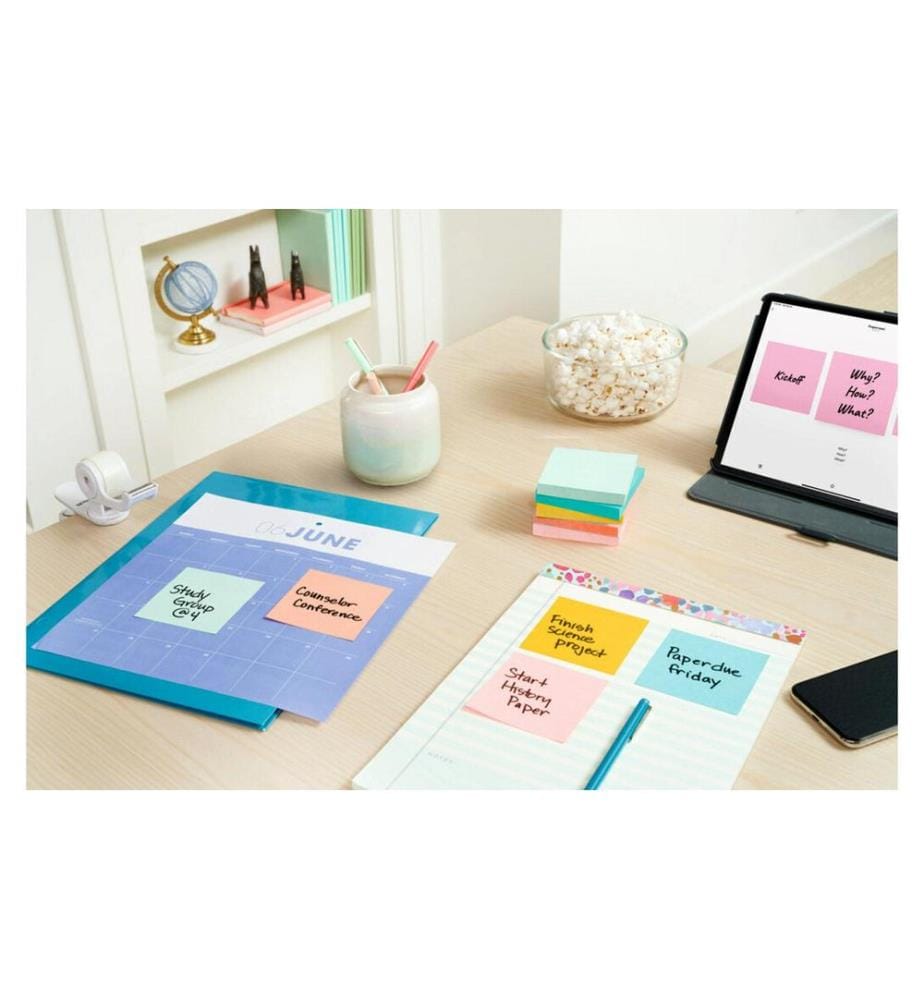 POST-IT - Fiche de bloc-notes Collection Beachside, 76 x 76 mm