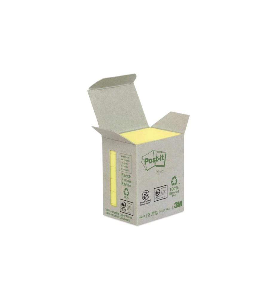 POST-IT - Notizzettel POST-IT - Recycling 3.8 x 5.1 cm, 6 Blöcke