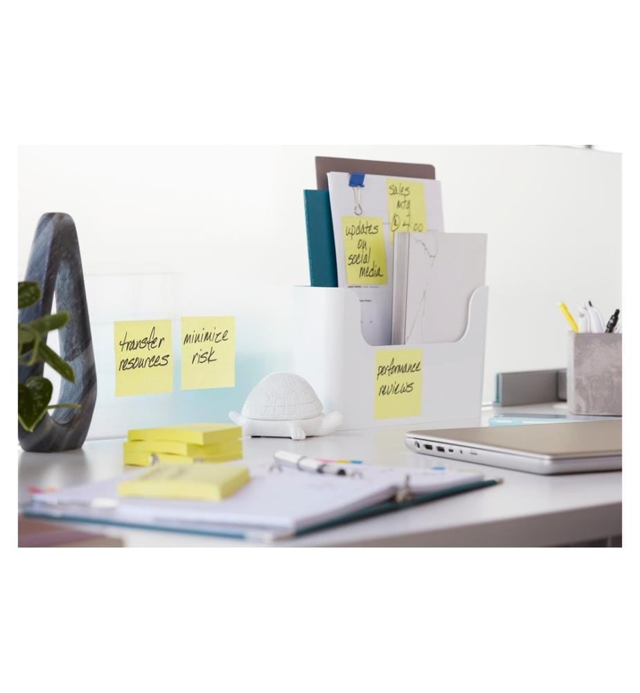 POST-IT - Notizzettel Super Sticky 76 x 76 mm, Gelb, 12 Blöcke