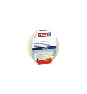 TESA - Malerband -Set Classic, 30 mm x 50 m, 4 Rollen, Beige