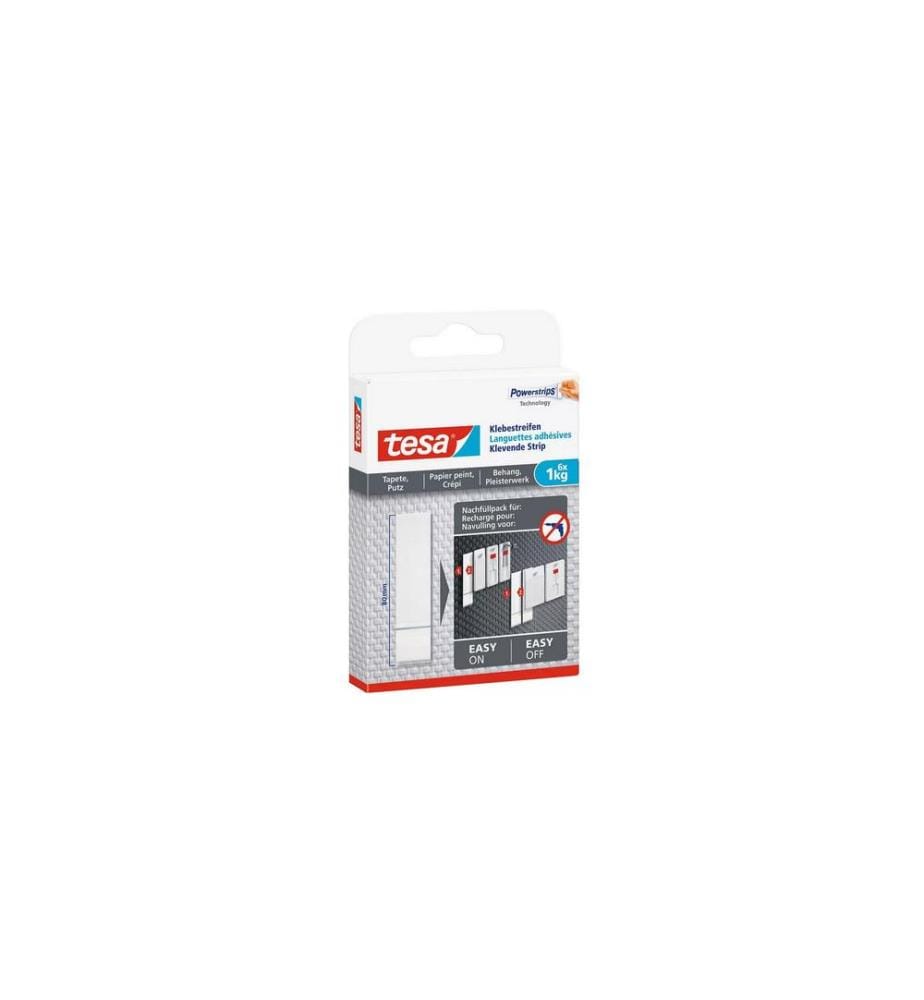 TESA - Bandes adhésives -Kit pour papier peint et enduit 1 kg, Paquet de 3