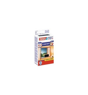 TESA - Fliegengitter -Set Comfort, 2x 1.2 m x 2.4 m, Anthrazit