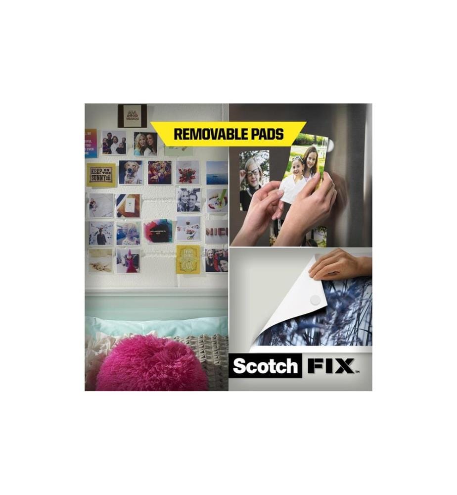 SCOTCH - Klebepads SCOTCH --Fix, 11 mm x 15 mm, Weiss