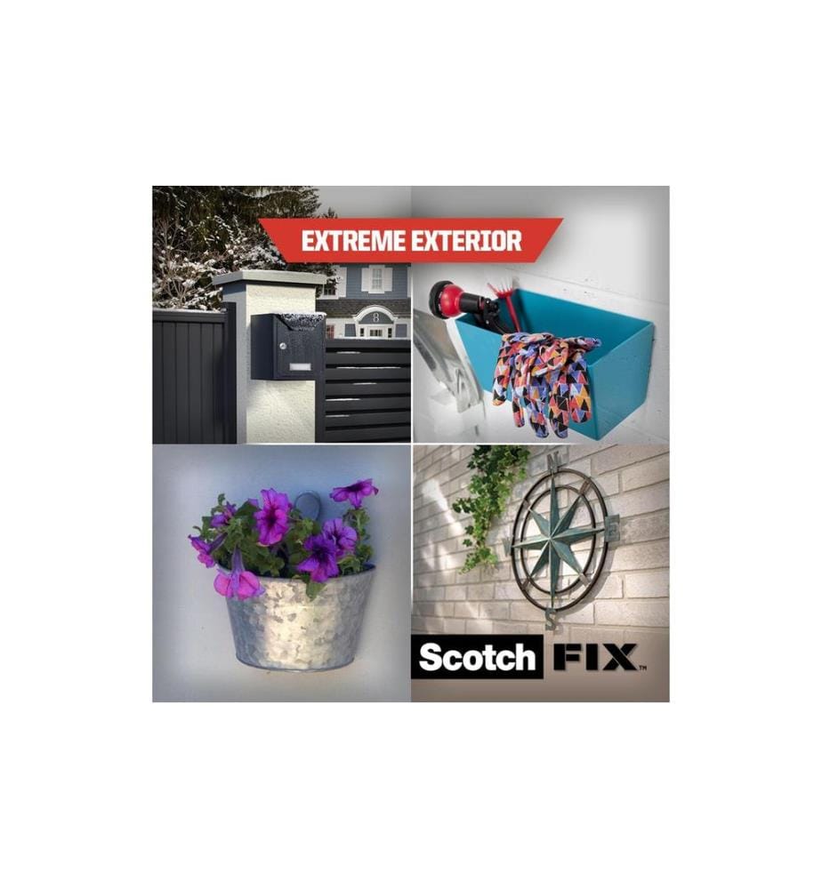 SCOTCH - Aussenmontageband Extreme, 19 mm x 1.5 m, 1 Rolle, Schwarz
