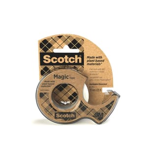 SCOTCH - Dérouleur manuel Magic Greener Choice 19 mm x 20 m, 1 pièce