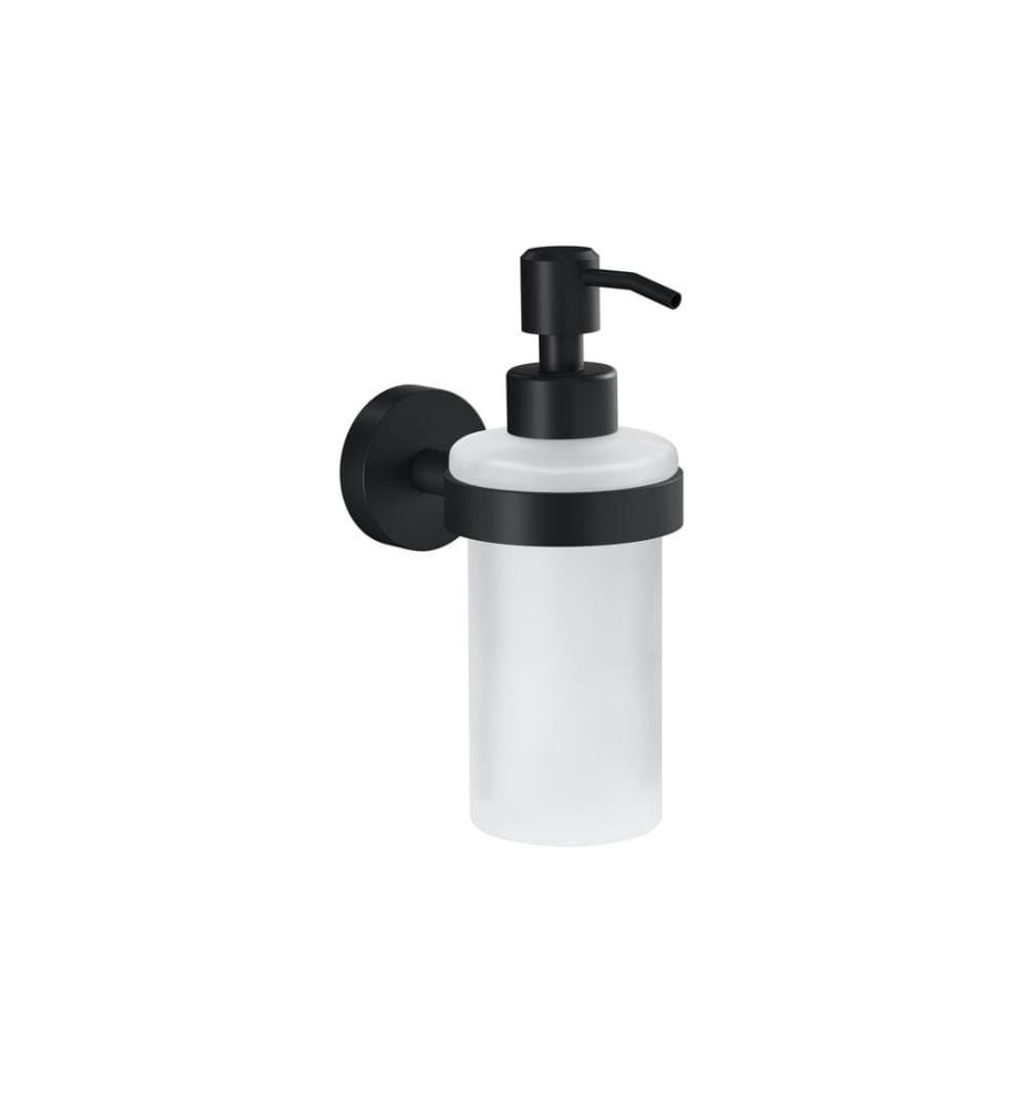 TESA - Seifenspender Moon Black, 200 ml, Schwarz