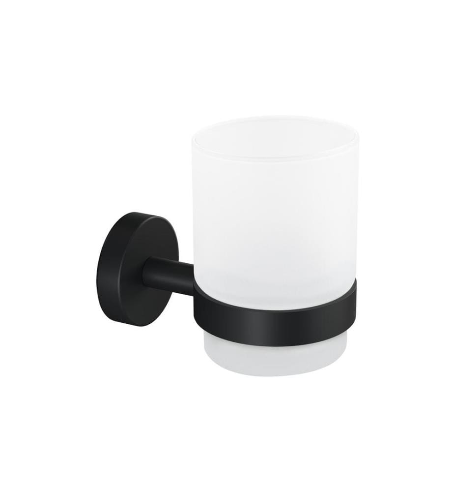 TESA - Moon Black Zahnputzbecher, Schwarz