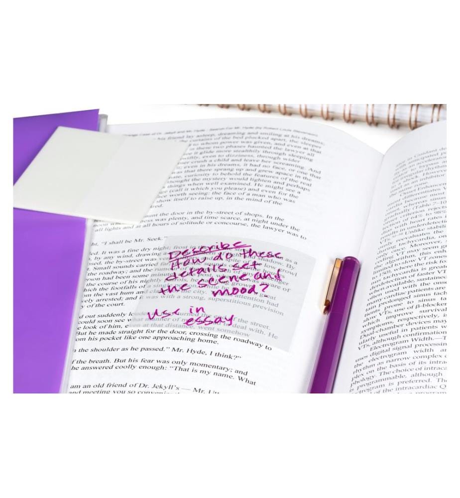 POST-IT - Fiche de bloc-notes 3M, 73 x 73 mm, 1 bloc, transparent