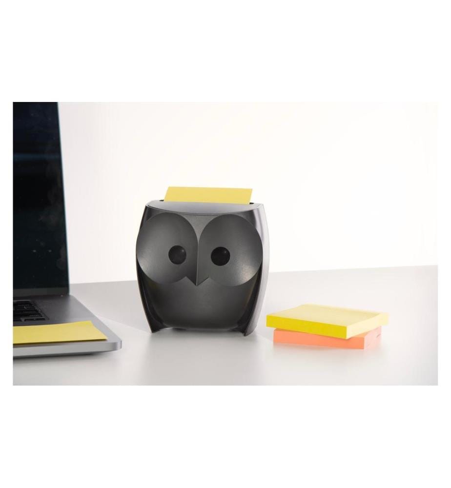 POST-IT - Notizzettel-Dispenser 3M Z-Notes Eule Schwarz