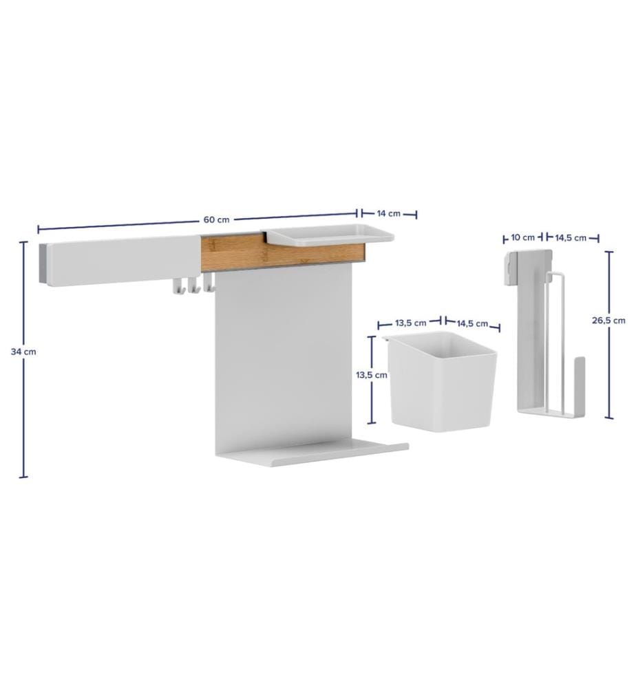 TESA - Kombi Set L Bambou/Blanc