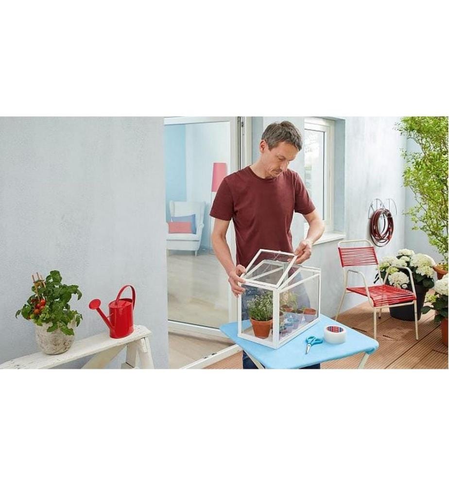 TESA - Ruban isolant Puissance supplémentaire transparent, 10m x 50 mm
