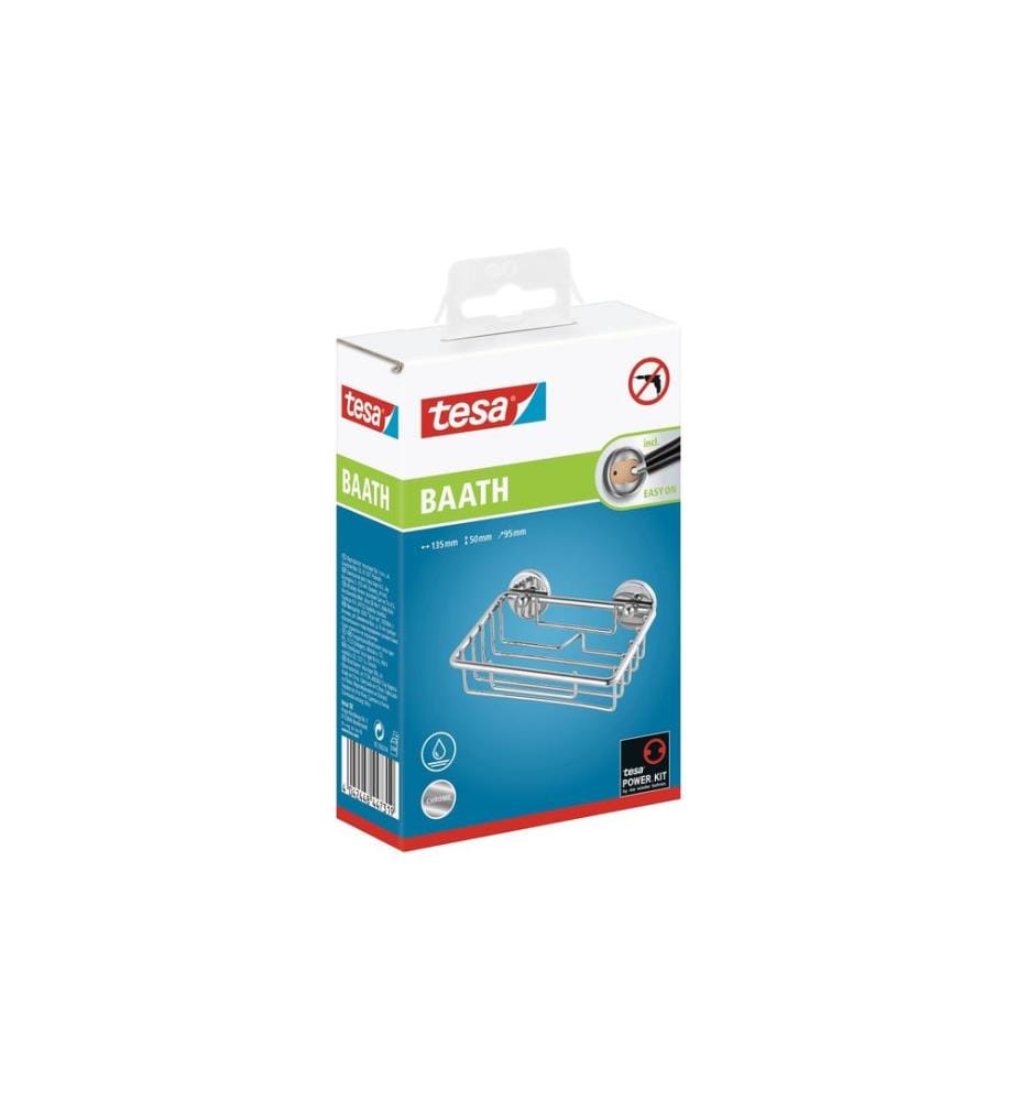 TESA - Bad-Utensilienhalter Baath Silber, Edelstahl