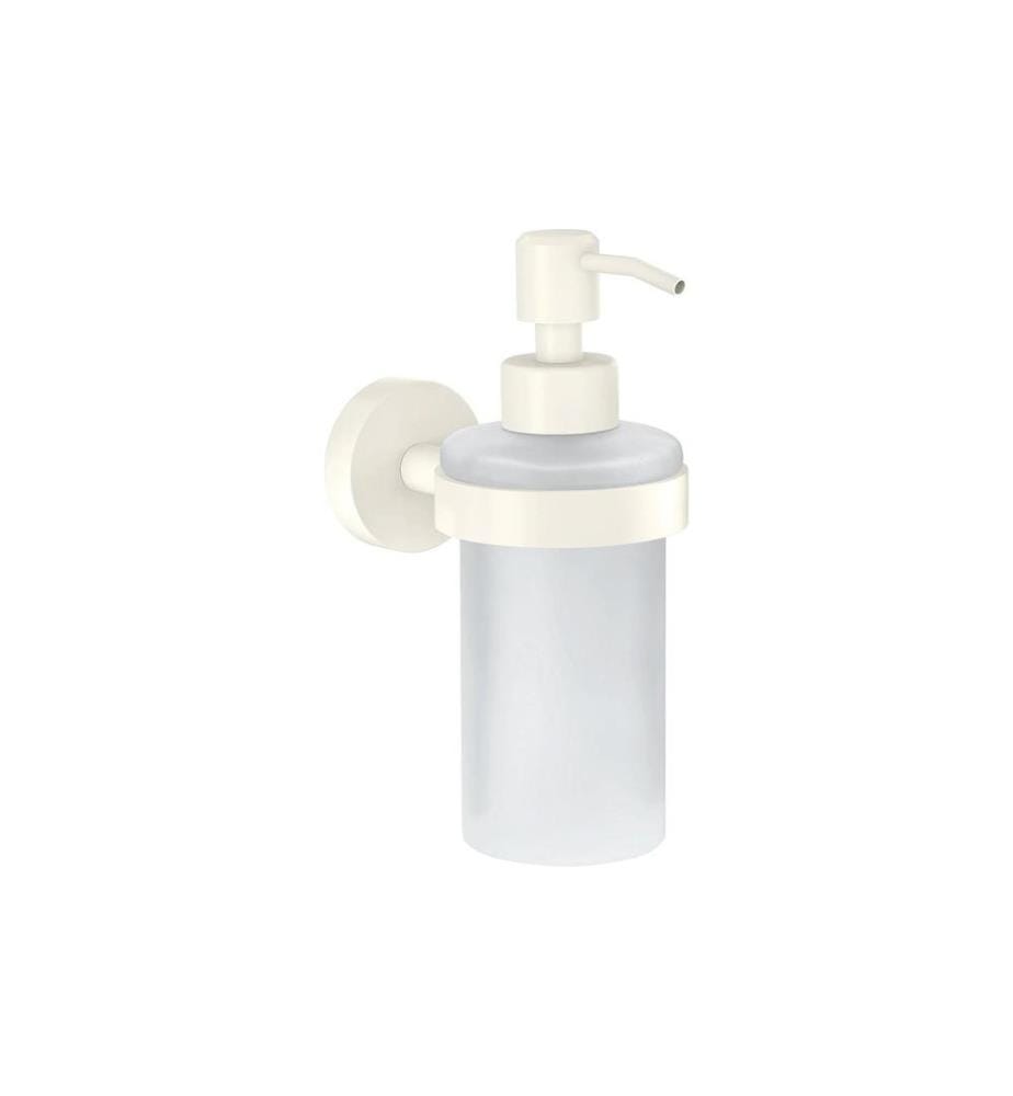 TESA - Distributeur de savon mural Moon White 200 ml, Blanc