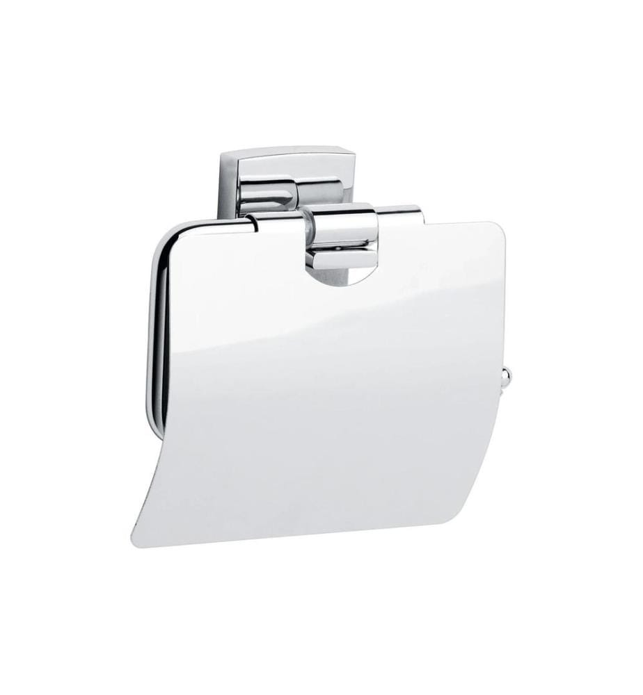 TESA - Toilettenpapierhalter Klaam mit Deckel Silber