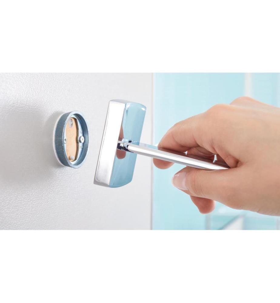 TESA - Toilettenpapierhalter Klaam mit Deckel Silber
