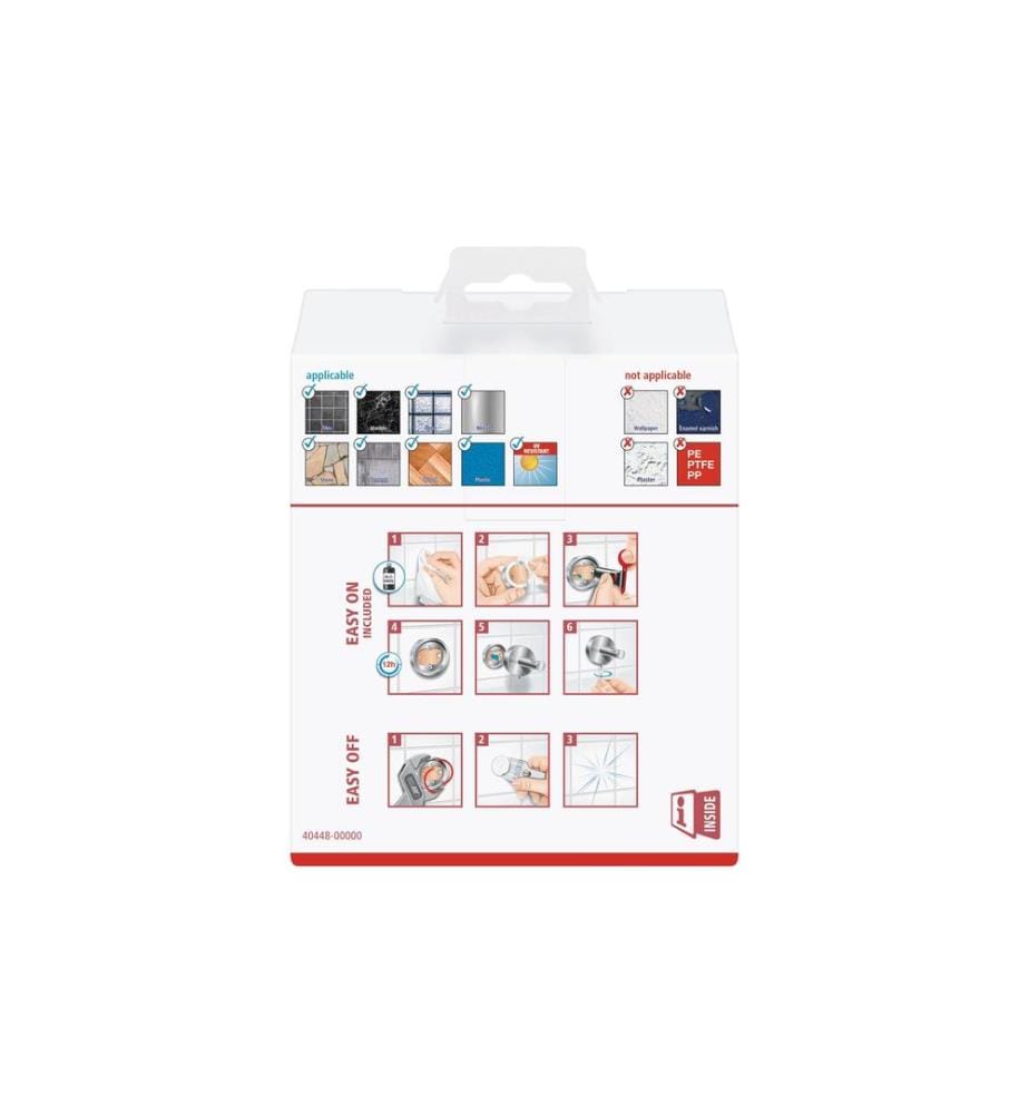 TESA - Toilettenpapierhalter Esteetic mit Deckel Silber