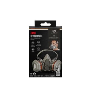 3M - Farbspritzmaske 6002C inkl. Ersatzfilter A /FFP2