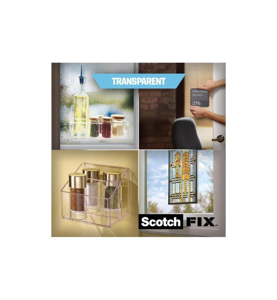 3M - Doppelseitiges Klebeband Transparent 19 mm x 1.5 m