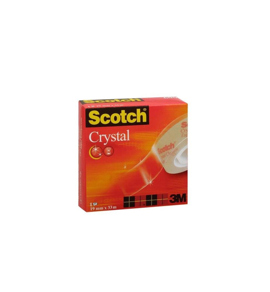 SCOTCH - Klebeband Crystal 19 mm x 33 m, Transparent