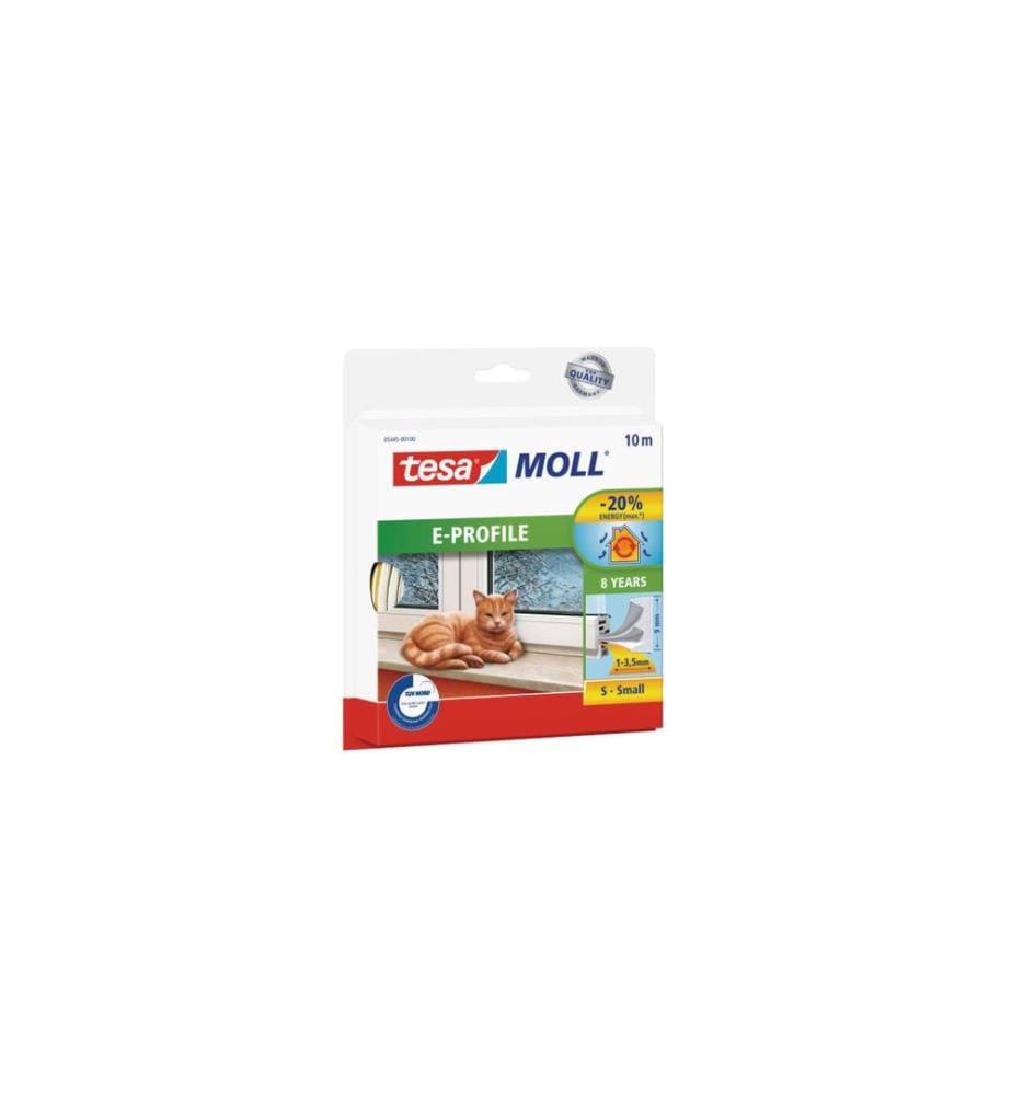 TESA - Joint en caoutchouc MOLL E-Profile Small 1 Pièce/s, Blanc
