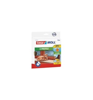 TESA - Joint en caoutchouc MOLL E-Profile Small 1 Pièce/s, Brun