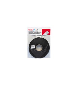 TESA - Caoutchouc cellulaire moll EPDM 10 m x 12 mm 1 Pièce/s, Noir