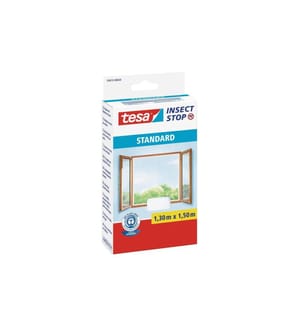 TESA - Fliegengitter Insect Stop Standard, 1.3 x 1.5 m, weiss