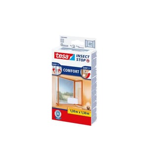 TESA - Fliegengitter Insect Stop Comfort Fenster 1.3x1.3m weiss
