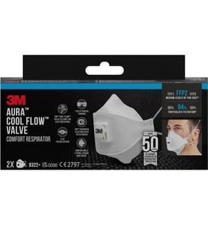 3M - Feinstaubmaske 9322+ FFP2