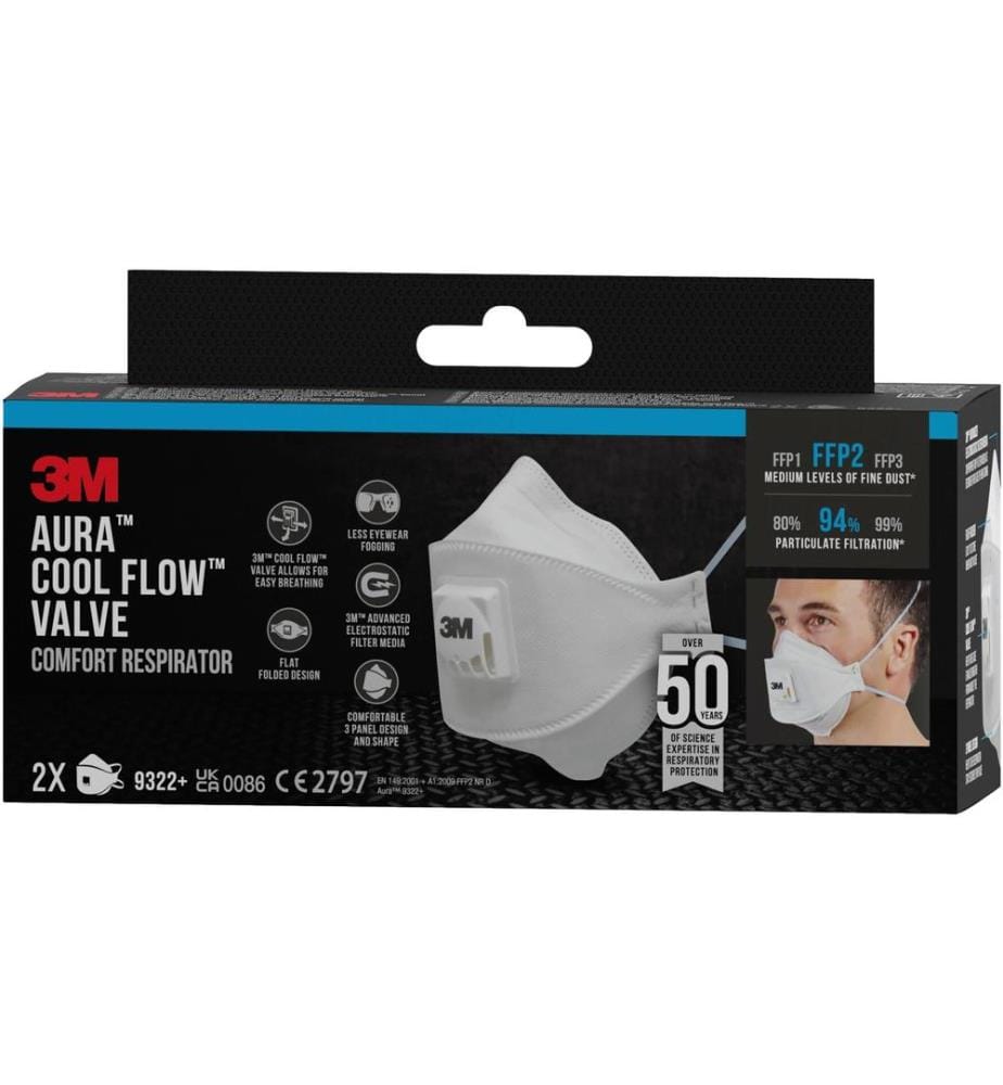3M - Feinstaubmaske 9322+ FFP2