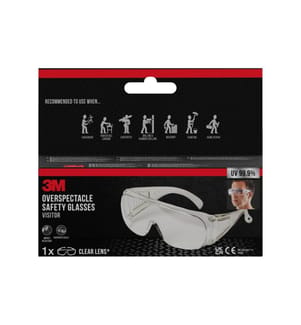 3M - Überbrille Visitor Transparent