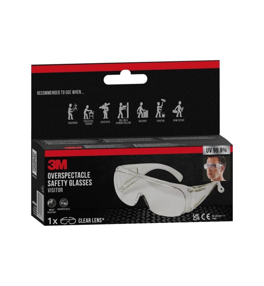 3M - Überbrille Visitor Transparent