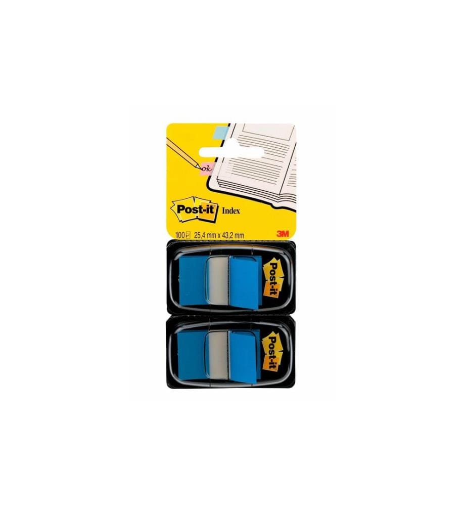 POST-IT - Marque-page POST-IT - Index 680-B2 Bleu, 2 Pièce/s