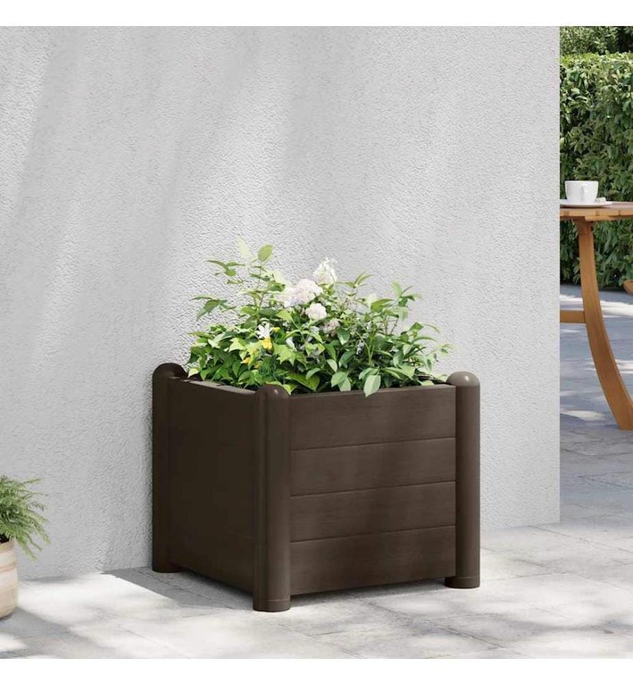 Lit surélevé de jardin PP Moka 43x43x35 cm