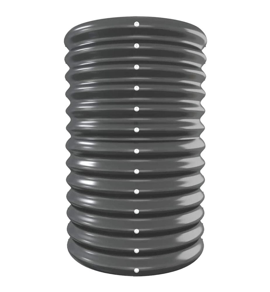 Lit surélevé de jardin Acier galvanisé Anthracite