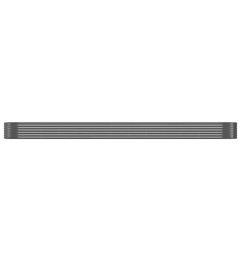 Lit surélevé de jardin Acier galvanisé Anthracite